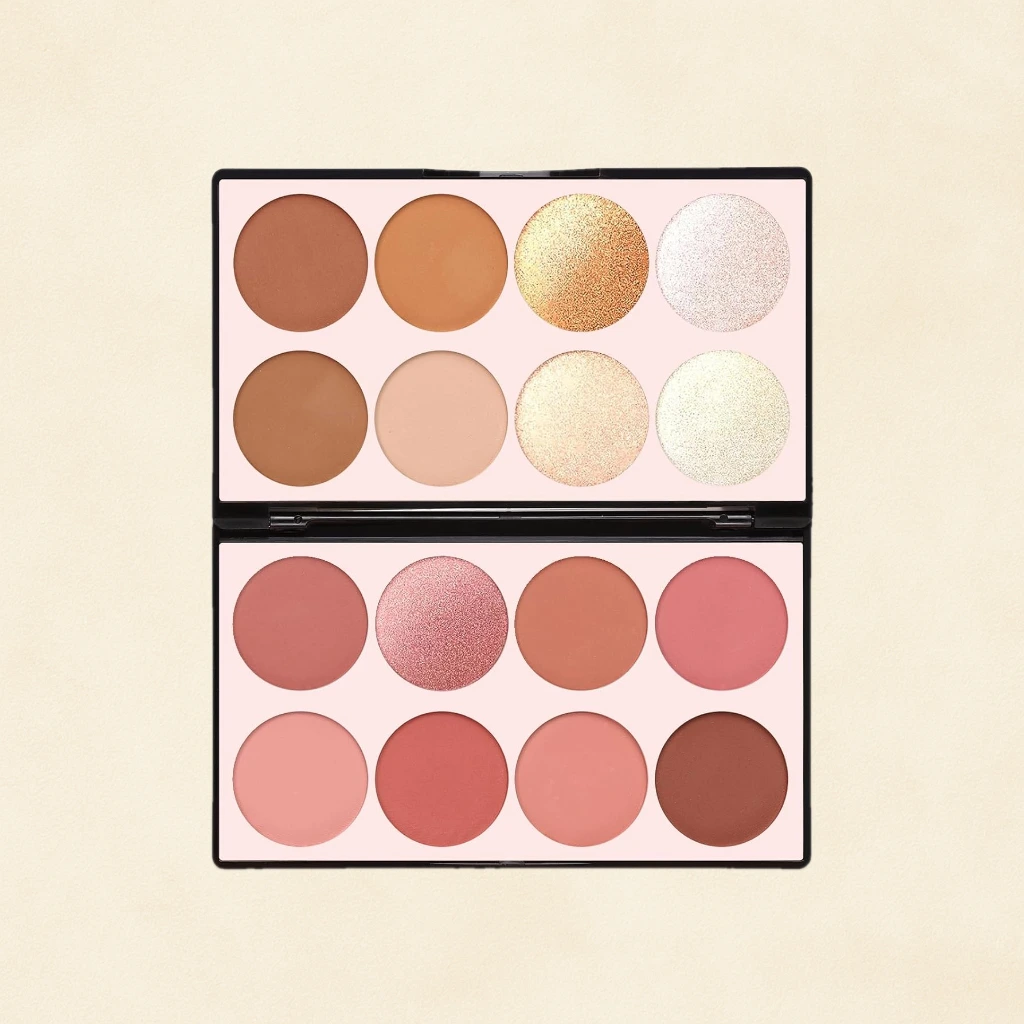 16 Colors Contour Set — Blush, Bronzer & Highlighter Palette